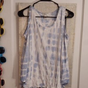 💜 3/$15💜Style & Co. Blue Tie-Dye Tank Top💜